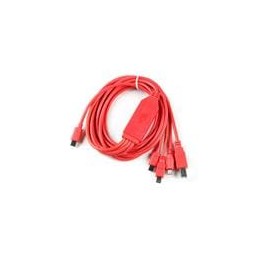 1 pcs : CAB-21272 - USB Cables / IEEE 1394 Cables SparkFun 4-in-1 Multi-USB Cable - USB-A Host