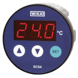 1 pcs - WIKA Panel Mount PID Temperature Controller, 64mm Relay, 12 - 24 V ac, 16 - 36 V dc Supply Voltage