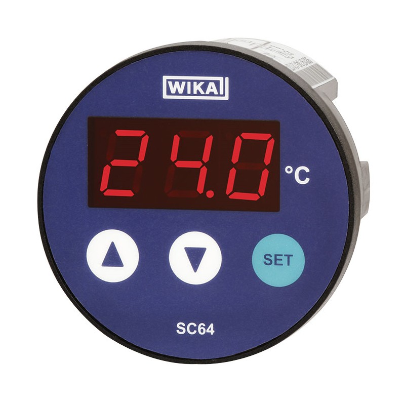 1 pcs - WIKA Panel Mount PID Temperature Controller, 64mm Relay, 12 - 24 V ac, 16 - 36 V dc Supply Voltage