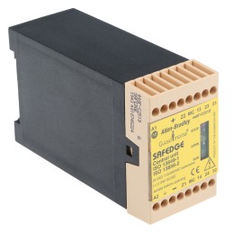 1 pcs - Rockwell Automation Dual-Channel Safety Mat/Edge Safety Relay, 24 V dc, 110 - 230V ac, 2 Safety Contacts