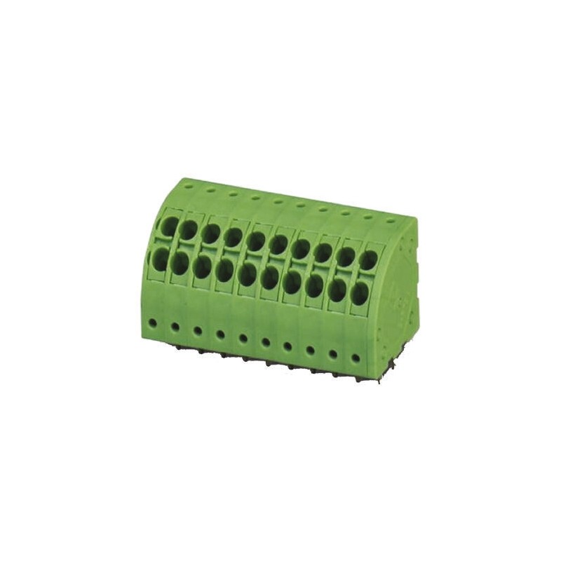 5 pcs - Phoenix Contact 3.5mm Pitch 4 Way Right Angle Pluggable Terminal Block, Plug, Cable Mount, Spring Cage Termination