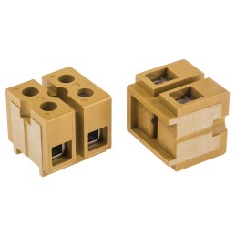 5 pcs - Weidmuller SAK Series Non-Fused Terminal Block, 2-Way, 41A, 22 - 10 AWG Wire, Screw Termination