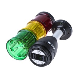 1 pcs - Eaton Red/Yellow/Green Signal Tower, 3 Lights, 24 V ac/dc, Base Mount