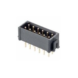 1 pcs : B5743-206-M-T-2 - Headers & Wire Housings 3+3 Pos. Male DIL Vertical Throughboard Conn. No Latches (BS Release)