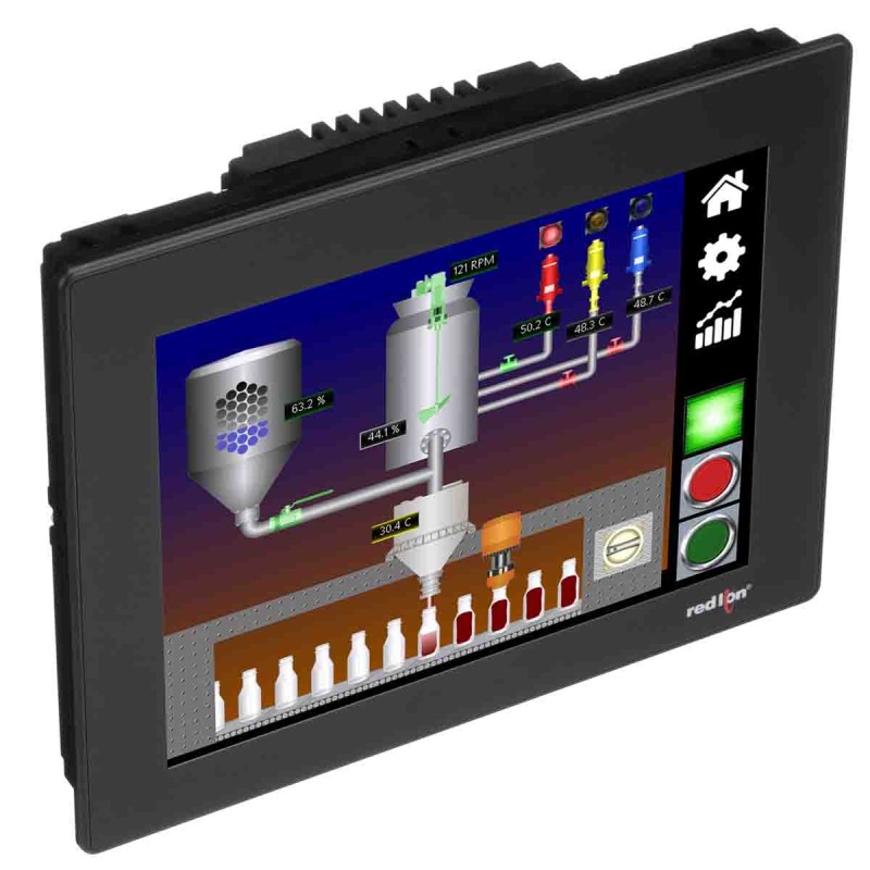 1 pcs - Red Lion CR1000 Series HMI Touch Screen HMI - 10 in, Colour Display, 800 x 600pixels