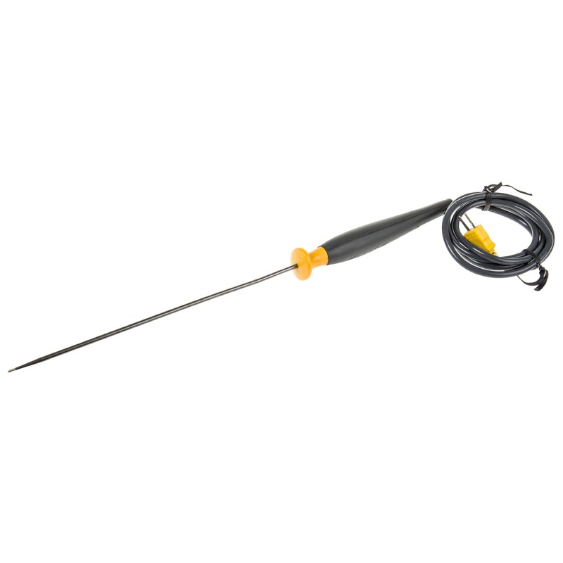 1 pcs - Fluke K Rounded Temperature Probe, 203.2mm Length, 4.8mm Diameter, +816 °C Max