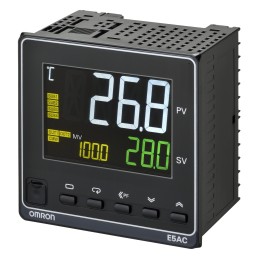1 pcs - Omron E5AC Panel Mount PID Temperature Controller, 96 x 96mm 2 Input, 4 Output Relay, 240 V Supply Voltage