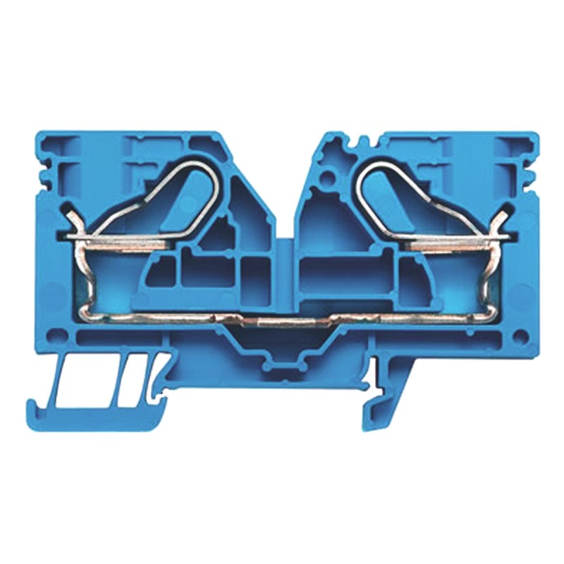 5 pcs - Weidmuller P Series Blue Feed Through Terminal Block, 2.5 - 16mm², Single-Level, Push In Termination
