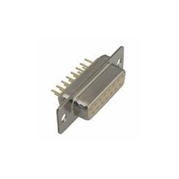 1 pcs : 772-E15-213R001 - D-Sub Standard Connectors 15P FEMALE IP67 VERTICAL DIP SOLDER