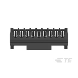 5 pcs - TE Connectivity MICRO CT Series Straight Cable Mount, IDC PCB Socket, 9-Contact, 1-Row, 1.2mm Pitch, IDC Termination