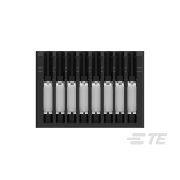 5 pcs - TE Connectivity MICRO CT Series Straight Cable Mount, IDC PCB Socket, 8-Contact, 1-Row, 1.2mm Pitch, IDC Termination