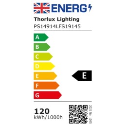 1 pcs - Thorlux Lighting Square LED Bulkhead Light, 16 W, Lamp Supplied, IP65