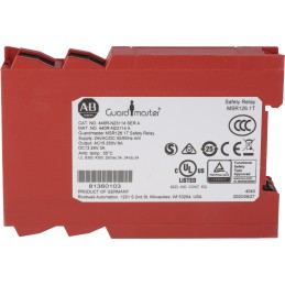 1 pcs - Rockwell Automation Dual-Channel Light Beam/Curtain, Safety Switch/Interlock Safety Relay, 24V ac/dc, 2 Safety Contacts