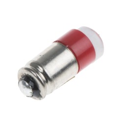 1 pcs - RS PRO Red LED Indicator Lamp, 24V ac/dc, Midget Groove Base, 6mm Diameter, 40mcd