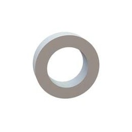1 pcs : 13RS075023 - Standoffs & Spacers Round Spacer, .480 ID, .752 OD, .226 Length, Natural, Nylon, 3/8 (M10) Screw