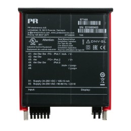 1 pcs - PR Electronics 5700 LED Process Indicator, 44.5mm x 91.5mm