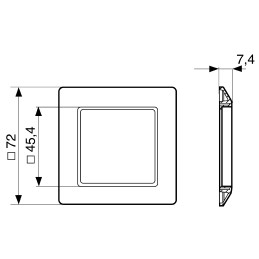 1 pcs - Crouzet Adapter For Use With Batch Counter, Chronometer, Multi-Totaliser, Preselection Totaliser, Tachometer