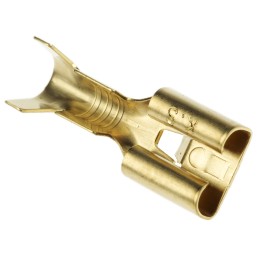 100 pcs - RS PRO Female Spade Connector, Receptacle, 1.5mm² to 2.5mm²