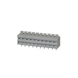 1 pcs : TBL009V-500-10GY-2GY - Fixed Terminal Blocks Terminal block, screwless, 5.00, Vertical, 10, Gray w Gray Button