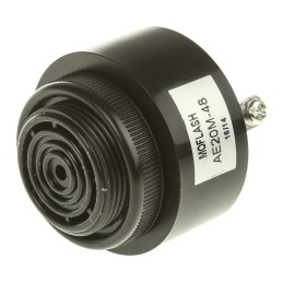 1 pcs - Moflash AE20M Series Panel Mount Buzzer, 48 V dc, 95dB at 1 m, IP55, DC