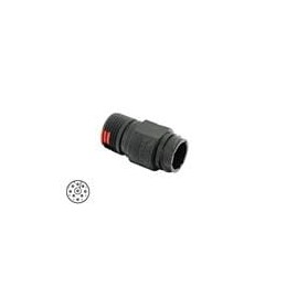 1 pcs : CL1C1200 - Standard Circular Connector 9P Pin Receptacle In-Line Shell Size 1