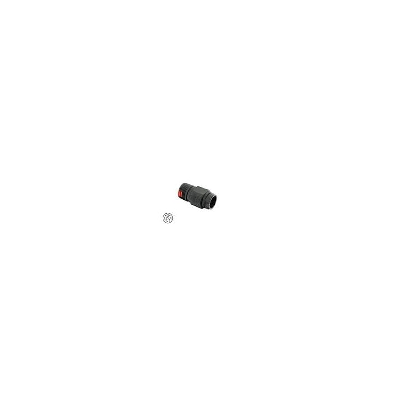 1 pcs : CL1C1200 - Standard Circular Connector 9P Pin Receptacle In-Line Shell Size 1