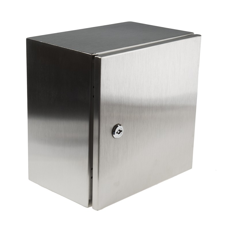 1 pcs - RS PRO 304 Stainless Steel Wall Box, IP66, 300 mm x 300 mm x 200mm