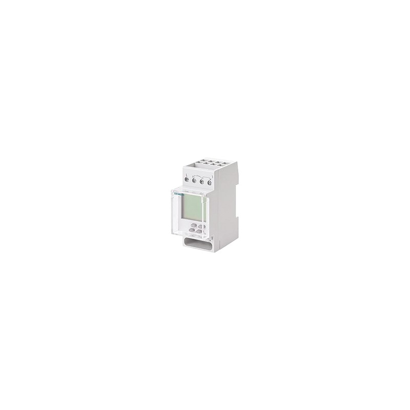 1 pcs - Siemens Digital DIN Rail Time Switch 230 V ac, 2-Channel