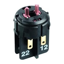 1 pcs : 1.20.126.704/0000 - Switch Contact Blocks / Switch Kits 2NC, AG, 240VAC/DC 1.5-3A 17.3mm dia QC