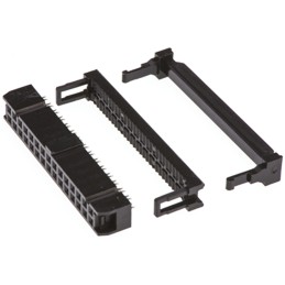 100 pcs - Amphenol ICC 30-Way IDC Connector Socket for Cable Mount, 2-Row