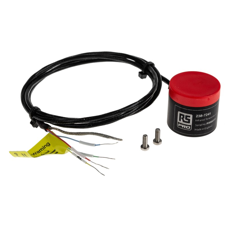 1 pcs - RS PRO V Output Signal UART, USB Infrared Temperature Sensor, 1m Cable, 0°C to +1000°C