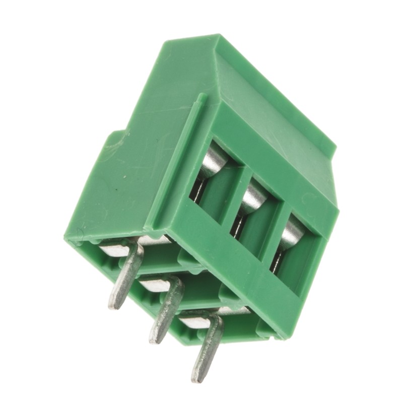 5 pcs - Phoenix Contact MKDS 3/ 3-5.08 Series PCB Terminal Block, 3-Contact, 5.08mm Pitch, Through Hole Mount, 1-Row, Solder
