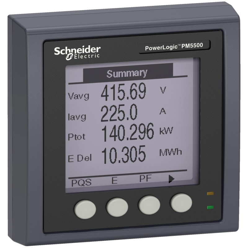 1 pcs - Schneider Electric Backlit LCD Energy Meter