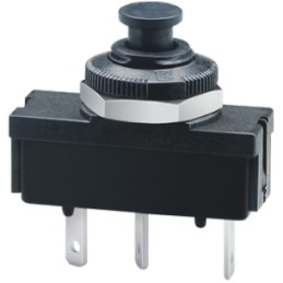 1 pcs - ETA Thermal Circuit Breaker - 1410-G1 Single Pole 250V Voltage Rating Panel Mount, 1.5A Current Rating