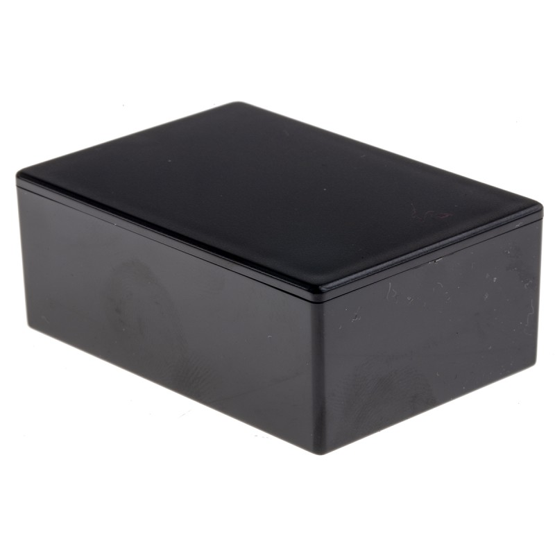 1 pcs - Takachi Electric Industrial SW Series Black ABS Enclosure, Black Lid, 65 x 45 x 25mm
