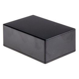 1 pcs - Takachi Electric Industrial SW Series Black ABS Enclosure, Black Lid, 65 x 45 x 25mm