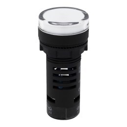 1 pcs - RS PRO, Panel Mount Red/Green LED Indicator, 22mm Cutout, IP65, Round, 110V ac