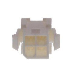 5 pcs - Molex, Mini-Fit Jr Male Connector Housing, 4.2mm Pitch, 4 Way, 2 Row