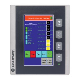 1 pcs - Allen Bradley PanelView 800 Touch Screen HMI - 4 in, TFT LCD Display, 480 x 272pixels