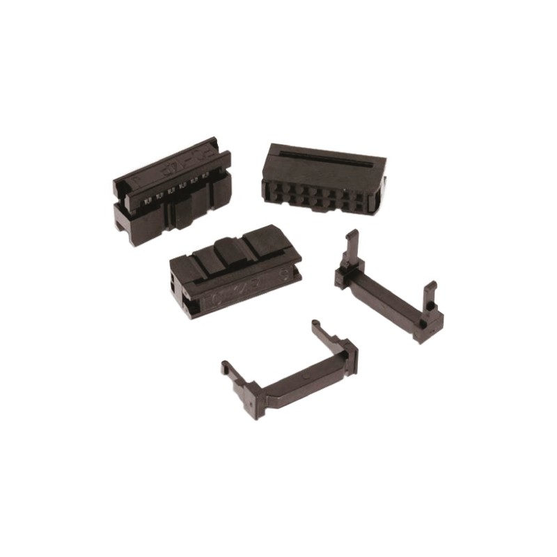 5 pcs - Wurth Elektronik 10-Way IDC Connector Socket for Cable Mount, 2-Row