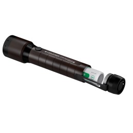 1 pcs - LEDLENSER P7R LED Torch Black - Rechargeable 2000 lm