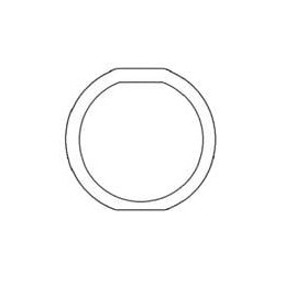 1 pcs : 16-04477 - Automotive Connectors HD30/HDP20 GASKET 24 SHELL