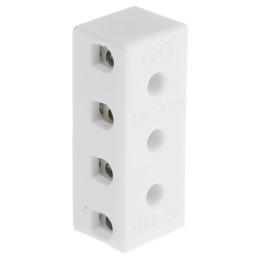 5 pcs - RS PRO Non-Fused Terminal Block, 4-Way, 5 - 32A, 12 AWG Wire, Screw Down Termination