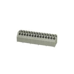 1 pcs : TBL002A-350-14GY-2GY - Fixed Terminal Blocks Terminal block, screwless, 3.50, 45, 14 poles, cool gray