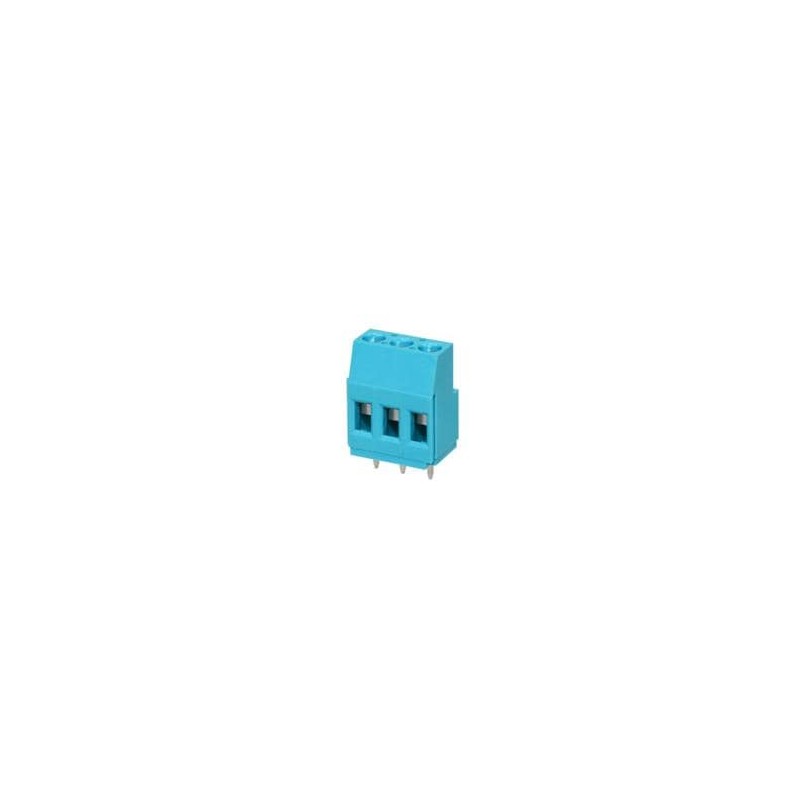 1 pcs : TB009-508-12BE - Fixed Terminal Blocks Terminal block, screw type, 5.08 , horizontal, 12 poles, CUI Blue, slotted screw,