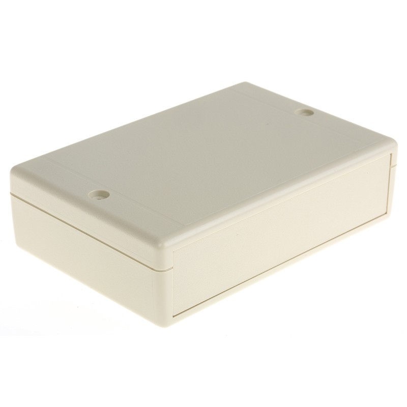 1 pcs - Pactec LH White ABS Enclosure, 78 x 114 x 30mm