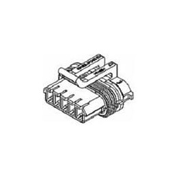 1 pcs : 12186056 - Automotive Connectors 5P FM BLK CONN ASSY MP 150.2 SERIES