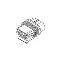 1 pcs : 12103172 - Automotive Connectors 2P FM MD GRY CON ASY MP 630 SERIES 46AMP