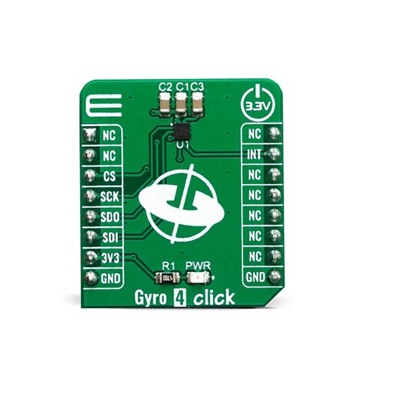 1 pcs - MikroElektronika Gyro 4 Click Development Kit for L20G20IS L20G20IS