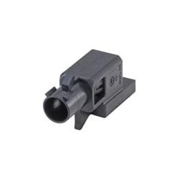 1 pcs : 59Z074-C00A - RF Connector Accessories Plastic housing Plug Straight A Black